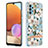 Coque Silicone Motif Fantaisie Souple Couleur Unie Etui Housse Y06B pour Samsung Galaxy A32 5G Blanc