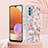 Coque Silicone Motif Fantaisie Souple Couleur Unie Etui Housse Y06B pour Samsung Galaxy A32 5G Petit