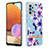 Coque Silicone Motif Fantaisie Souple Couleur Unie Etui Housse Y06B pour Samsung Galaxy A32 5G Violet