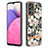 Coque Silicone Motif Fantaisie Souple Couleur Unie Etui Housse Y06B pour Samsung Galaxy A33 5G Blanc