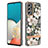 Coque Silicone Motif Fantaisie Souple Couleur Unie Etui Housse Y06B pour Samsung Galaxy A53 5G Blanc