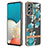 Coque Silicone Motif Fantaisie Souple Couleur Unie Etui Housse Y06B pour Samsung Galaxy A53 5G Cyan