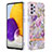 Coque Silicone Motif Fantaisie Souple Couleur Unie Etui Housse Y06B pour Samsung Galaxy A73 5G Violet Clair