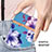 Coque Silicone Motif Fantaisie Souple Couleur Unie Etui Housse Y06B pour Samsung Galaxy M12 Petit