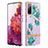 Coque Silicone Motif Fantaisie Souple Couleur Unie Etui Housse Y06B pour Samsung Galaxy S20 FE 4G Cyan