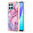 Coque Silicone Motif Fantaisie Souple Couleur Unie Etui Housse Y07B pour Huawei Honor X6S Violet Clair