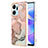 Coque Silicone Motif Fantaisie Souple Couleur Unie Etui Housse Y07B pour Huawei Honor X7a Petit