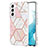 Coque Silicone Motif Fantaisie Souple Couleur Unie Etui Housse Y08B pour Samsung Galaxy S21 5G Petit