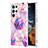 Coque Silicone Motif Fantaisie Souple Couleur Unie Etui Housse Y08B pour Samsung Galaxy S21 Ultra 5G Petit