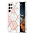 Coque Silicone Motif Fantaisie Souple Couleur Unie Etui Housse Y08B pour Samsung Galaxy S21 Ultra 5G Petit