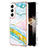 Coque Silicone Motif Fantaisie Souple Couleur Unie Etui Housse Y11B pour Samsung Galaxy S24 5G Petit