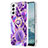 Coque Silicone Motif Fantaisie Souple Couleur Unie Etui Housse Y13B pour Samsung Galaxy S21 5G Petit