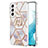 Coque Silicone Motif Fantaisie Souple Couleur Unie Etui Housse Y14B pour Samsung Galaxy S21 5G Petit