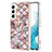 Coque Silicone Motif Fantaisie Souple Couleur Unie Etui Housse Y15B pour Samsung Galaxy S21 5G Petit