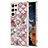 Coque Silicone Motif Fantaisie Souple Couleur Unie Etui Housse Y15B pour Samsung Galaxy S21 Ultra 5G Petit