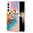 Coque Silicone Motif Fantaisie Souple Couleur Unie Etui Housse Y15B pour Samsung Galaxy S24 5G Colorful