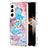 Coque Silicone Motif Fantaisie Souple Couleur Unie Etui Housse Y15B pour Samsung Galaxy S24 5G Petit