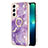 Coque Silicone Motif Fantaisie Souple Couleur Unie Etui Housse Y16B pour Samsung Galaxy S21 5G Petit