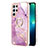 Coque Silicone Motif Fantaisie Souple Couleur Unie Etui Housse Y16B pour Samsung Galaxy S21 Ultra 5G Petit