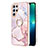 Coque Silicone Motif Fantaisie Souple Couleur Unie Etui Housse Y16B pour Samsung Galaxy S21 Ultra 5G Petit