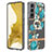 Coque Silicone Motif Fantaisie Souple Couleur Unie Etui Housse Y17B pour Samsung Galaxy S21 5G Cyan