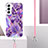Coque Silicone Motif Fantaisie Souple Couleur Unie Etui Housse Y18B pour Samsung Galaxy S21 FE 5G Petit