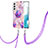 Coque Silicone Motif Fantaisie Souple Couleur Unie Etui Housse Y18B pour Samsung Galaxy S21 FE 5G Violet Clair