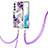 Coque Silicone Motif Fantaisie Souple Couleur Unie Etui Housse Y20B pour Samsung Galaxy S21 FE 5G Violet