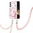 Coque Silicone Motif Fantaisie Souple Couleur Unie Etui Housse Y21B pour Samsung Galaxy S24 5G Rose