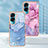 Coque Silicone Motif Fantaisie Souple Couleur Unie Etui Housse YB1 pour Huawei Honor 90 Lite 5G Petit