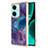 Coque Silicone Motif Fantaisie Souple Couleur Unie Etui Housse YB1 pour OnePlus Nord CE 3 5G Violet