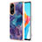 Coque Silicone Motif Fantaisie Souple Couleur Unie Etui Housse YB1 pour Oppo A98 5G Petit