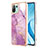 Coque Silicone Motif Fantaisie Souple Couleur Unie Etui Housse YB1 pour Xiaomi Mi 11 Lite 5G NE Violet Clair