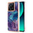 Coque Silicone Motif Fantaisie Souple Couleur Unie Etui Housse YB1 pour Xiaomi Redmi K60 Ultra 5G Violet