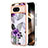 Coque Silicone Motif Fantaisie Souple Couleur Unie Etui Housse YB3 pour Google Pixel 8a 5G Violet