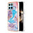 Coque Silicone Motif Fantaisie Souple Couleur Unie Etui Housse YB3 pour Huawei Honor X8b Bleu