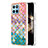 Coque Silicone Motif Fantaisie Souple Couleur Unie Etui Housse YB3 pour Huawei Honor X8b Colorful