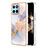 Coque Silicone Motif Fantaisie Souple Couleur Unie Etui Housse YB3 pour Huawei Honor X8b Violet Clair