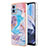 Coque Silicone Motif Fantaisie Souple Couleur Unie Etui Housse YB3 pour Motorola Moto E22i Bleu