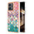 Coque Silicone Motif Fantaisie Souple Couleur Unie Etui Housse YB3 pour Motorola Moto G84 5G Colorful