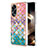 Coque Silicone Motif Fantaisie Souple Couleur Unie Etui Housse YB3 pour Oppo A38 Colorful