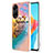 Coque Silicone Motif Fantaisie Souple Couleur Unie Etui Housse YB3 pour Oppo A98 5G Mixte