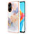 Coque Silicone Motif Fantaisie Souple Couleur Unie Etui Housse YB3 pour Oppo A98 5G Petit