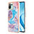 Coque Silicone Motif Fantaisie Souple Couleur Unie Etui Housse YB3 pour Xiaomi Mi 11 Lite 4G Bleu