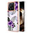 Coque Silicone Motif Fantaisie Souple Couleur Unie Etui Housse YB3 pour Xiaomi Mi 13T Pro 5G Violet