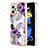 Coque Silicone Motif Fantaisie Souple Couleur Unie Etui Housse YB3 pour Xiaomi Poco X4 GT 5G Violet