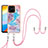 Coque Silicone Motif Fantaisie Souple Couleur Unie Etui Housse YB3 pour Xiaomi Redmi 10 Power Bleu