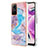 Coque Silicone Motif Fantaisie Souple Couleur Unie Etui Housse YB3 pour Xiaomi Redmi Note 12S Bleu