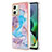 Coque Silicone Motif Fantaisie Souple Couleur Unie Etui Housse YB4 pour Motorola Moto G54 5G Petit