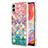 Coque Silicone Motif Fantaisie Souple Couleur Unie Etui Housse YB4 pour Samsung Galaxy F04 Colorful